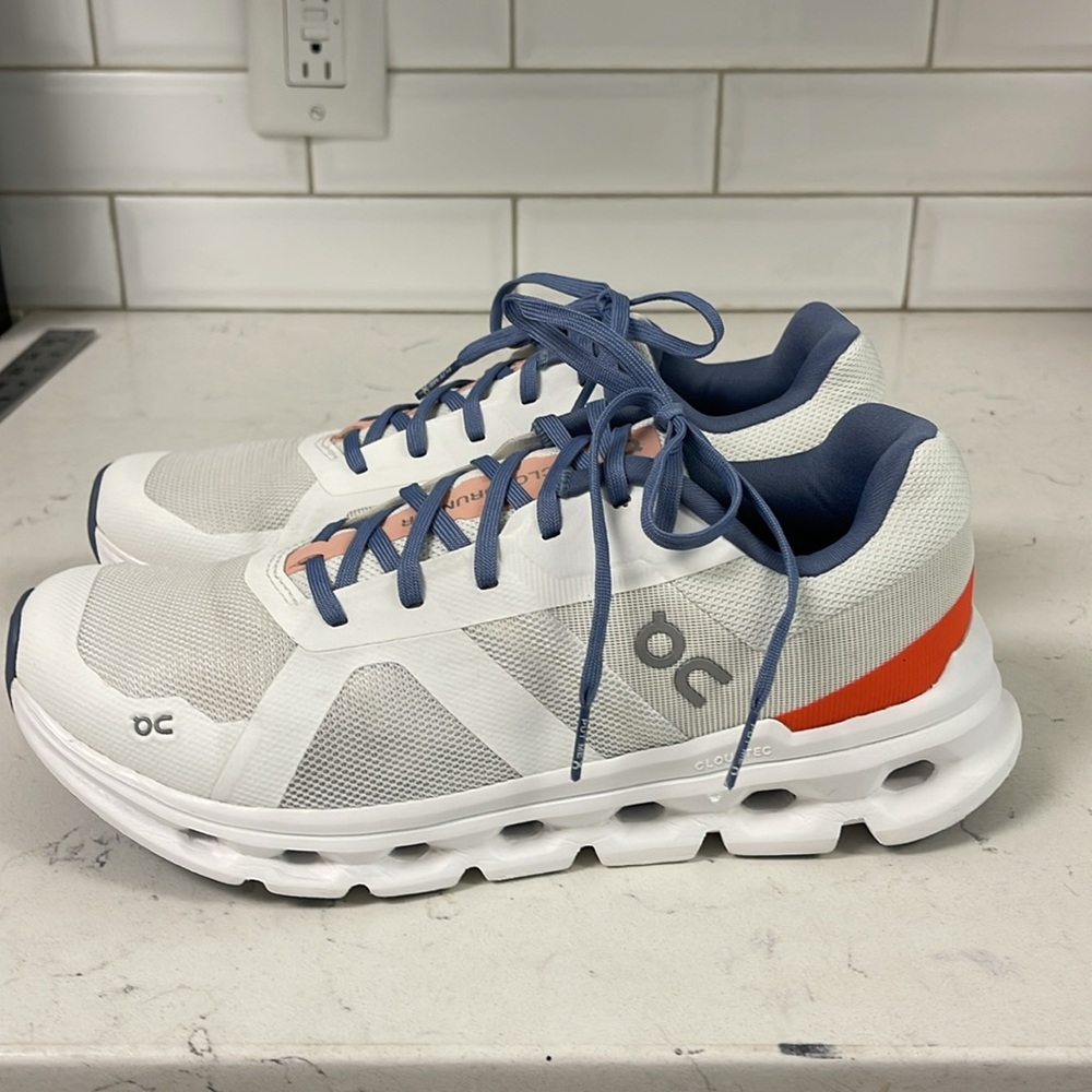 ON WOMEN'S CLOUDRUNNER Undyed-White | Flame Athletic Sneakers Size 9 - Picture 13 of 17